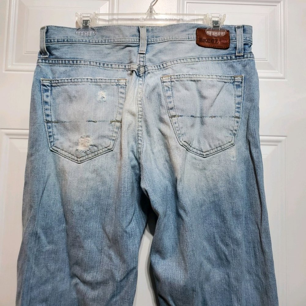 Buckle BKE Marshall Distressed Mens Jeans 34 LONG vintage